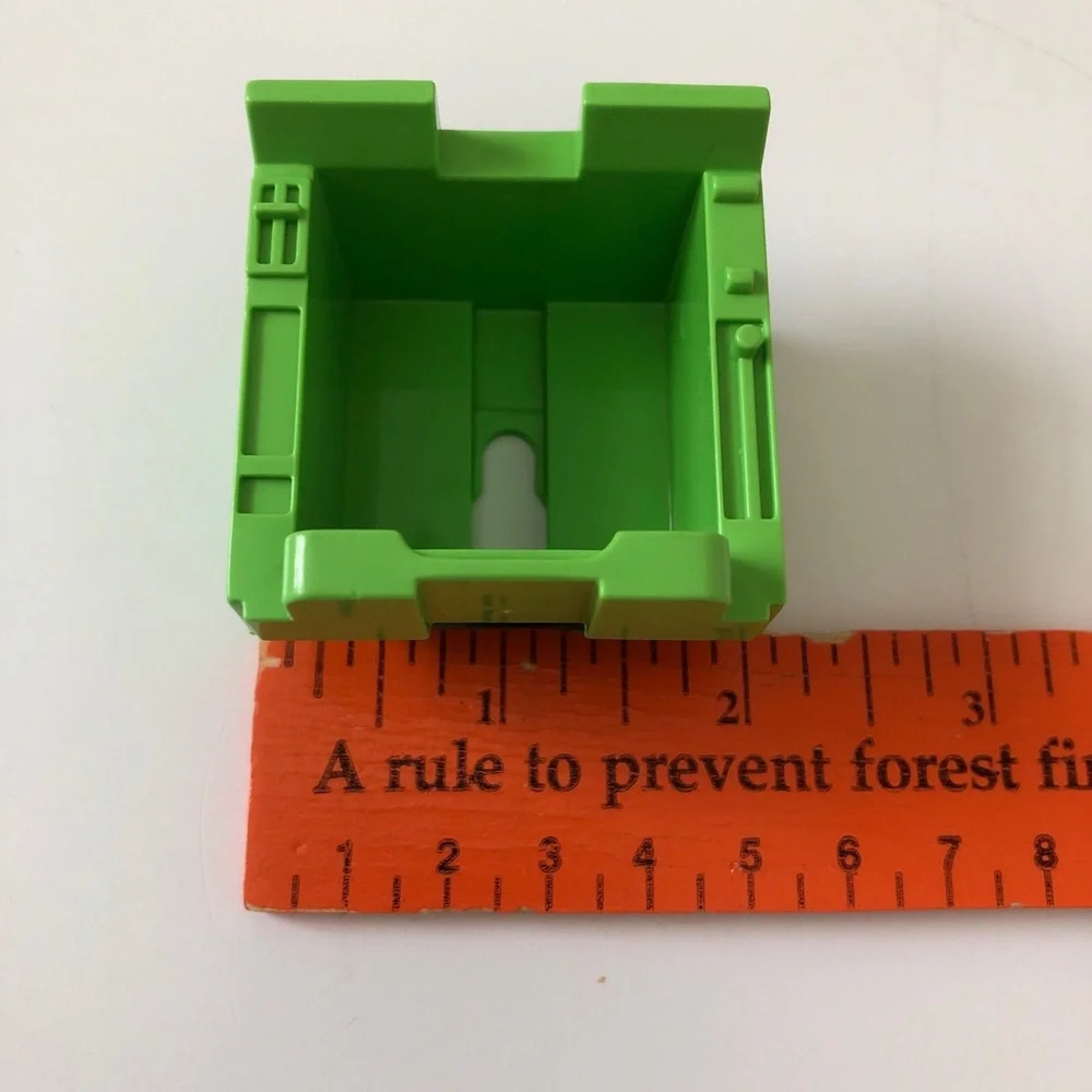 Vintage Fisher-Price Construx Seats 6 pcs Green And Black